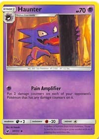 Haunter - SM - Crimson Invasion - Pokemon card