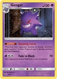 Gengar - SM - Crimson Invasion - Pokemon card