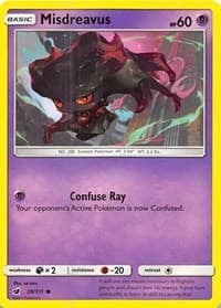 Misdreavus - SM - Crimson Invasion - Pokemon card