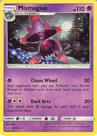 Mismagius - SM - Crimson Invasion - Pokemon card