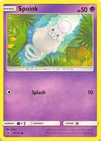 Spoink - SM - Crimson Invasion - Pokemon card