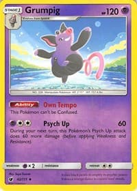 Grumpig - SM - Crimson Invasion - Pokemon card
