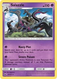 Salazzle - SM - Crimson Invasion - Pokemon card