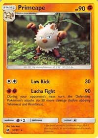 Primeape - SM - Crimson Invasion - Pokemon card