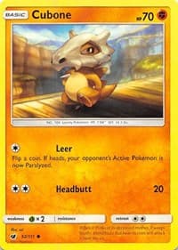 Cubone - SM - Crimson Invasion - Pokemon card