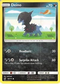 Deino - SM - Crimson Invasion - Pokemon card