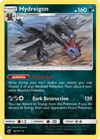 Hydreigon - SM - Crimson Invasion - Pokemon card