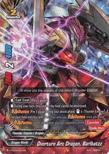 Overturn Arc Dragon, Barlbatzz (RRR Foil) - X-TD03: Thunderous Warlords Alliance - Future Card BuddyFight card