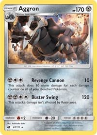 Aggron - SM - Crimson Invasion - Pokemon card
