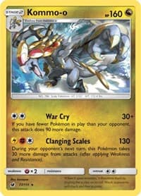 Kommo-o - SM - Crimson Invasion - Pokemon card