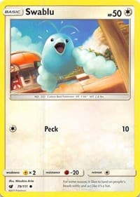 Swablu - SM - Crimson Invasion - Pokemon card