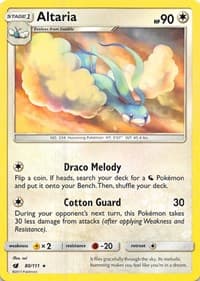 Altaria - SM - Crimson Invasion - Pokemon card