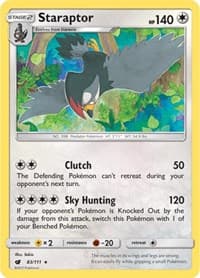 Staraptor - SM - Crimson Invasion - Pokemon card
