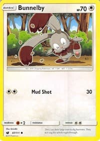 Bunnelby - SM - Crimson Invasion - Pokemon card