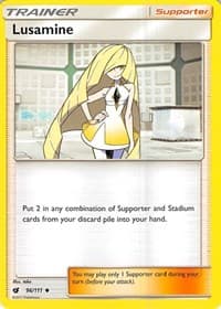 Lusamine - SM - Crimson Invasion - Pokemon card