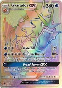 Gyarados GX (Secret) - SM - Crimson Invasion - Pokemon card
