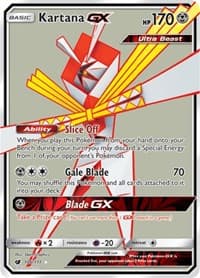 Kartana GX (Full Art) - SM - Crimson Invasion - Pokemon card
