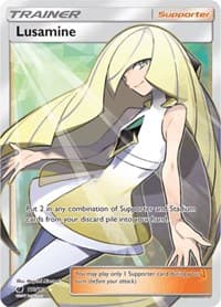 Lusamine (Full Art) - SM - Crimson Invasion - Pokemon card