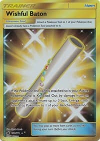 Wishful Baton (Secret) - SM - Crimson Invasion - Pokemon card