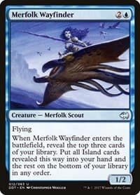 Merfolk Wayfinder - Duel Decks: Merfolk vs. Goblins - Magic: The Gathering card