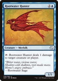 Rootwater Hunter - Duel Decks: Merfolk vs. Goblins - Magic: The Gathering card