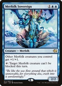 Merfolk Sovereign - Duel Decks: Merfolk vs. Goblins - Magic: The Gathering card