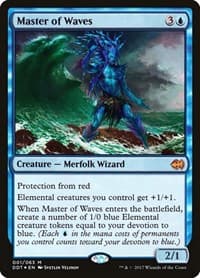 Master of Waves - Duel Decks: Merfolk vs. Goblins - Magic: The Gathering card