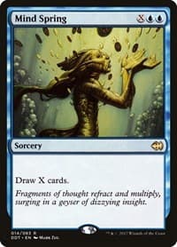 Mind Spring - Duel Decks: Merfolk vs. Goblins - Magic: The Gathering card