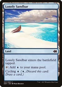 Lonely Sandbar - Duel Decks: Merfolk vs. Goblins - Magic: The Gathering card