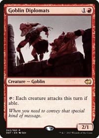 Goblin Diplomats - Duel Decks: Merfolk vs. Goblins - Magic: The Gathering card