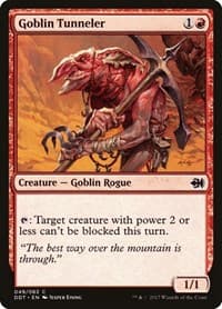 Goblin Tunneler - Duel Decks: Merfolk vs. Goblins - Magic: The Gathering card
