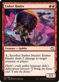 Ember Hauler - Duel Decks: Merfolk vs. Goblins - Magic: The Gathering card