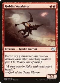 Goblin Wardriver - Duel Decks: Merfolk vs. Goblins - Magic: The Gathering card