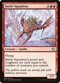 Battle Squadron - Duel Decks: Merfolk vs. Goblins - Magic: The Gathering card