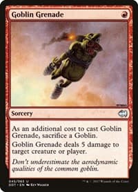 Goblin Grenade - Duel Decks: Merfolk vs. Goblins - Magic: The Gathering card