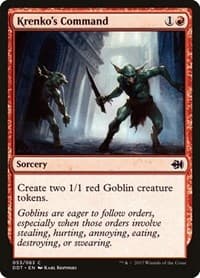 Krenko's Command - Duel Decks: Merfolk vs. Goblins - Magic: The Gathering card