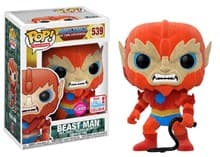 Masters of the Universe: Beast Man (Flocked) (Toys R Us Exclusive) - Pop! Vinyl - Funko card
