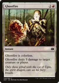 Ghostfire - Duel Decks: Merfolk vs. Goblins - Magic: The Gathering card