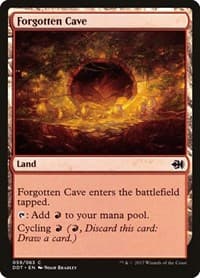 Forgotten Cave - Duel Decks: Merfolk vs. Goblins - Magic: The Gathering card
