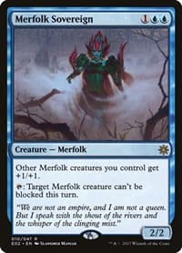 Merfolk Sovereign - Explorers of Ixalan - Magic: The Gathering card