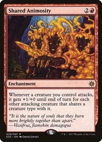 Shared Animosity - Explorers of Ixalan - Magic: The Gathering card