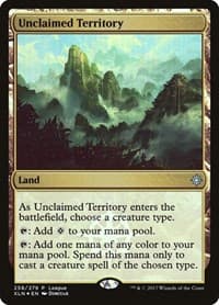 Unclaimed Territory - League Promos - Magic: The Gathering card