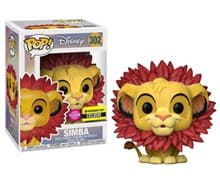 Simba (Flocked) (Entertainment Earth Exclusive) - Pop! Vinyl - Funko card