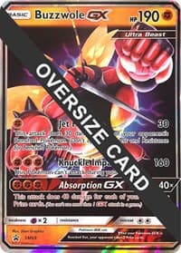 Buzzwole GX - SM69 (SM Black Star Promos) - Jumbo Cards - Pokemon card