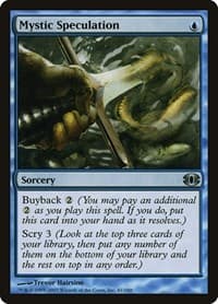 Mystic Speculation - Future Sight - Magic: The Gathering card