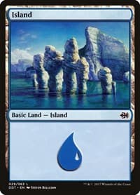 Island (029) - Duel Decks: Merfolk vs. Goblins - Magic: The Gathering card