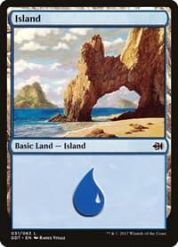 Island (031) - Duel Decks: Merfolk vs. Goblins - Magic: The Gathering card