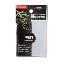 Board Game Sleeves Mini-European (45mm x 68mm) - Clear (50-Pack) - BCW Card Sleeves - Card Sleeves card