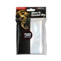 Deck Guards Double Glossy Standard - Clear (50-Pack) - BCW Card Sleeves - Card Sleeves card