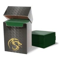Deck Guards Double Matte Standard - Green (80-Pack) - BCW Card Sleeves - Card Sleeves card